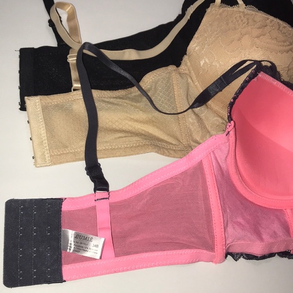 Bundle 3 pieces Push up Bra Confort Fit 4 Hooks - Picture 10 of 12